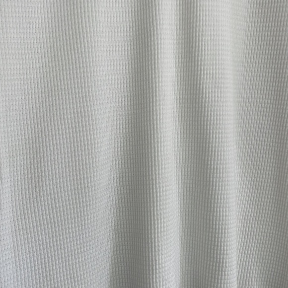 White Oversized Waffle Tee - Picture 3 of 3